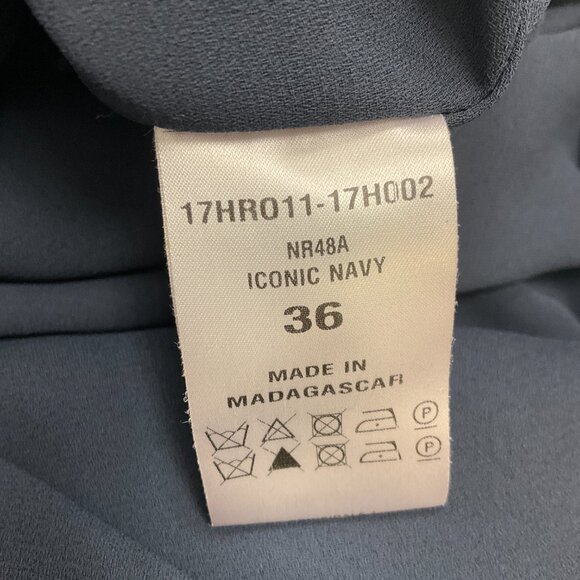 Chloe Iconic Navy Silk Chiffon Dress - Picture 5 of 5
